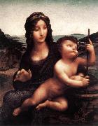 Madonna of the Yarnwinder LEONARDO da Vinci